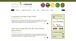 Desktop Screenshot of nutritionblognetwork.com
